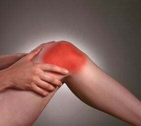 Symptome der Arthrose des Kniegelenks