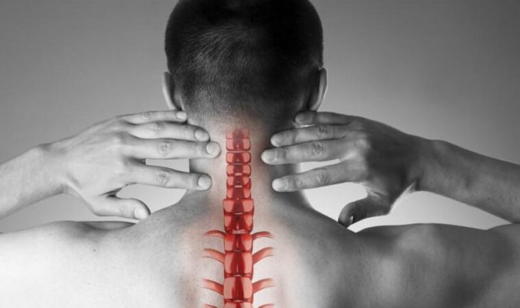 Ausgeprägte Schmerzen beim neurologischen Syndrom