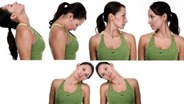 Nackengymnastik bei Osteochondrose