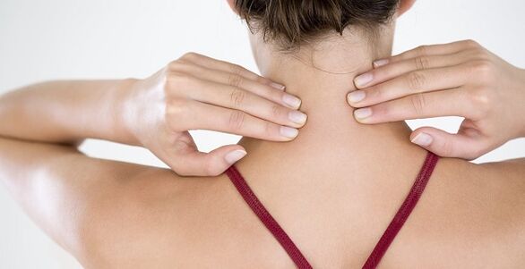 Nackenschmerzen aufgrund von Osteochondrose